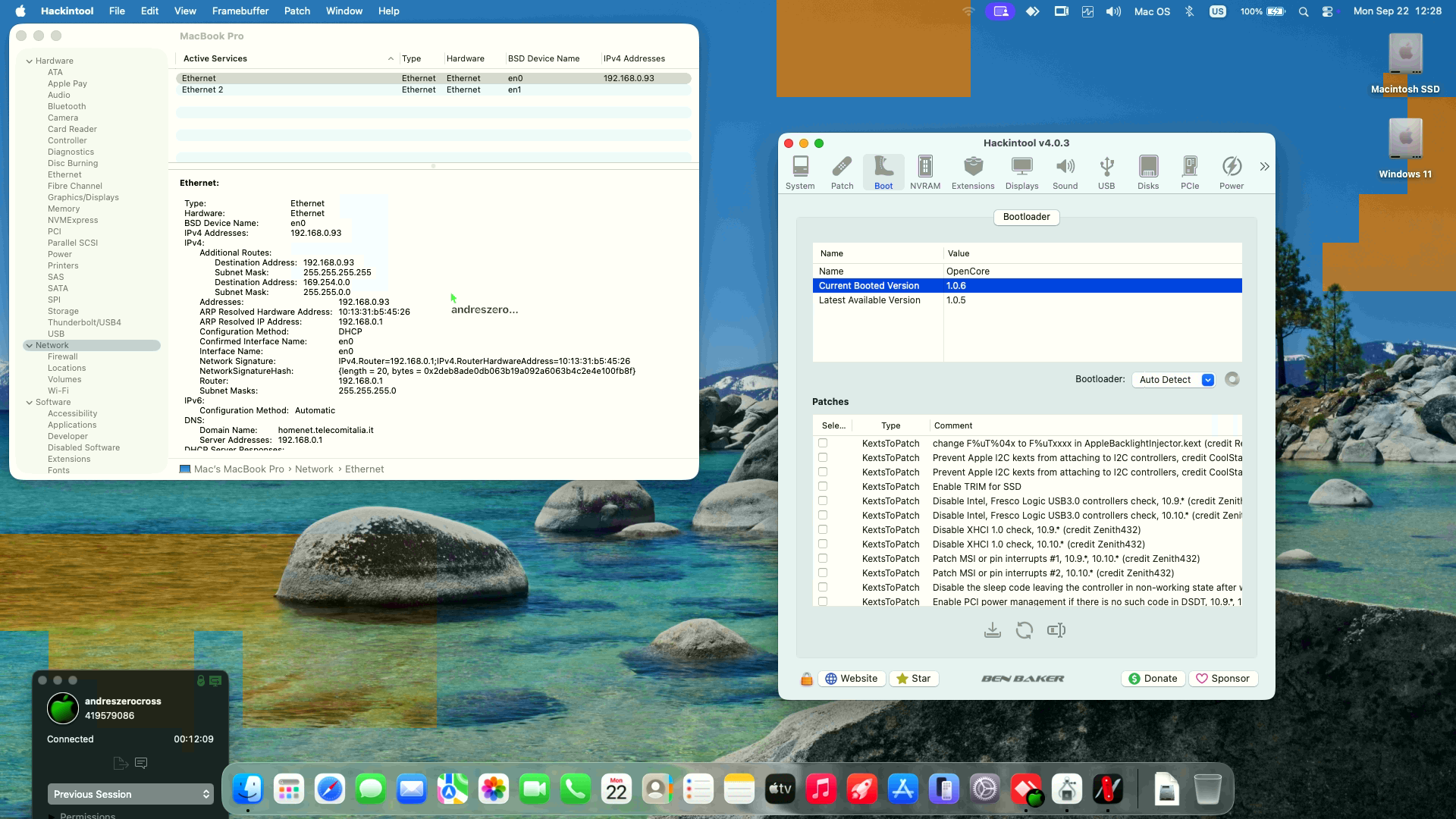 Lenovo Thinkpad P53 [CoffeeLake   Intel UHD 630 + PS2]   OpenCore 1